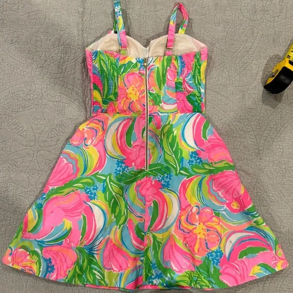 Lily Pulizter bright floral sun dress - Picture 2 of 5